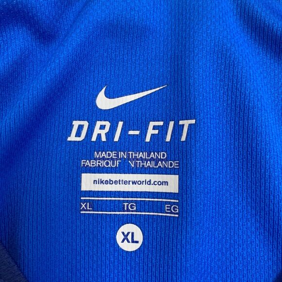 Nike Dri Fit V Neck Tee Womens XL Extra Large Harbor Vented Performance Shirt - Picture 8 of 12